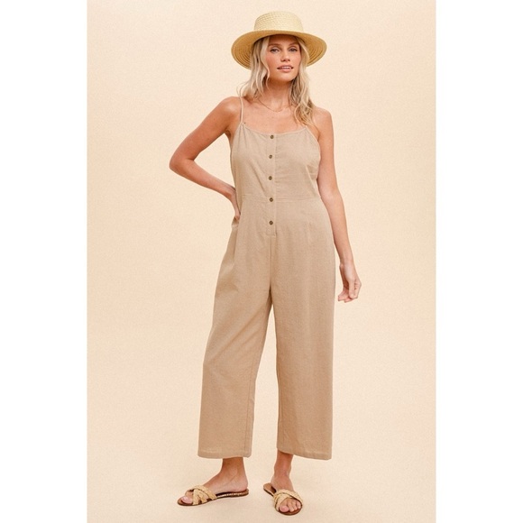 NWT Hem and Thread Easy Woven Jumpsuit - Size Medium - Picture 1 of 9
